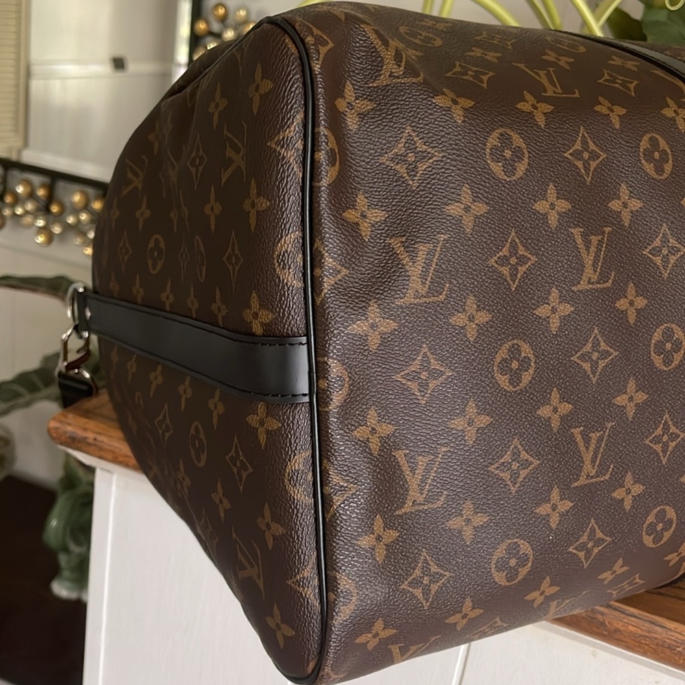 Authentic Louis Vuitton Macassar Keepall 55 - Picture 11 of 15